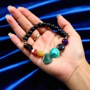 Handmade One-of-a-Kind Chakra Bracelet! No Duplicates! No Mass Production 6.5-7"